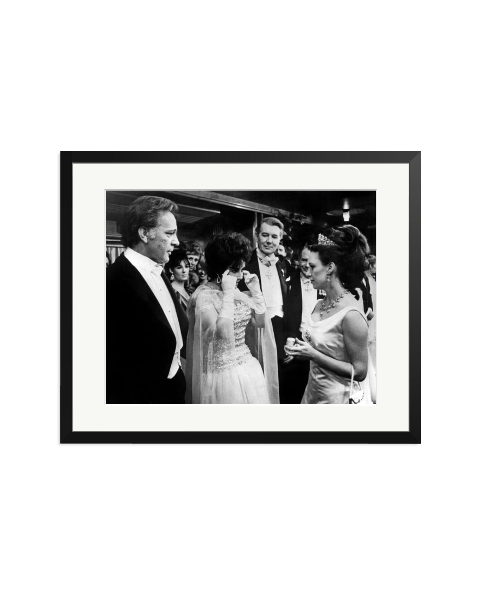 Burton, Taylor and Princess Margaret Black / XL