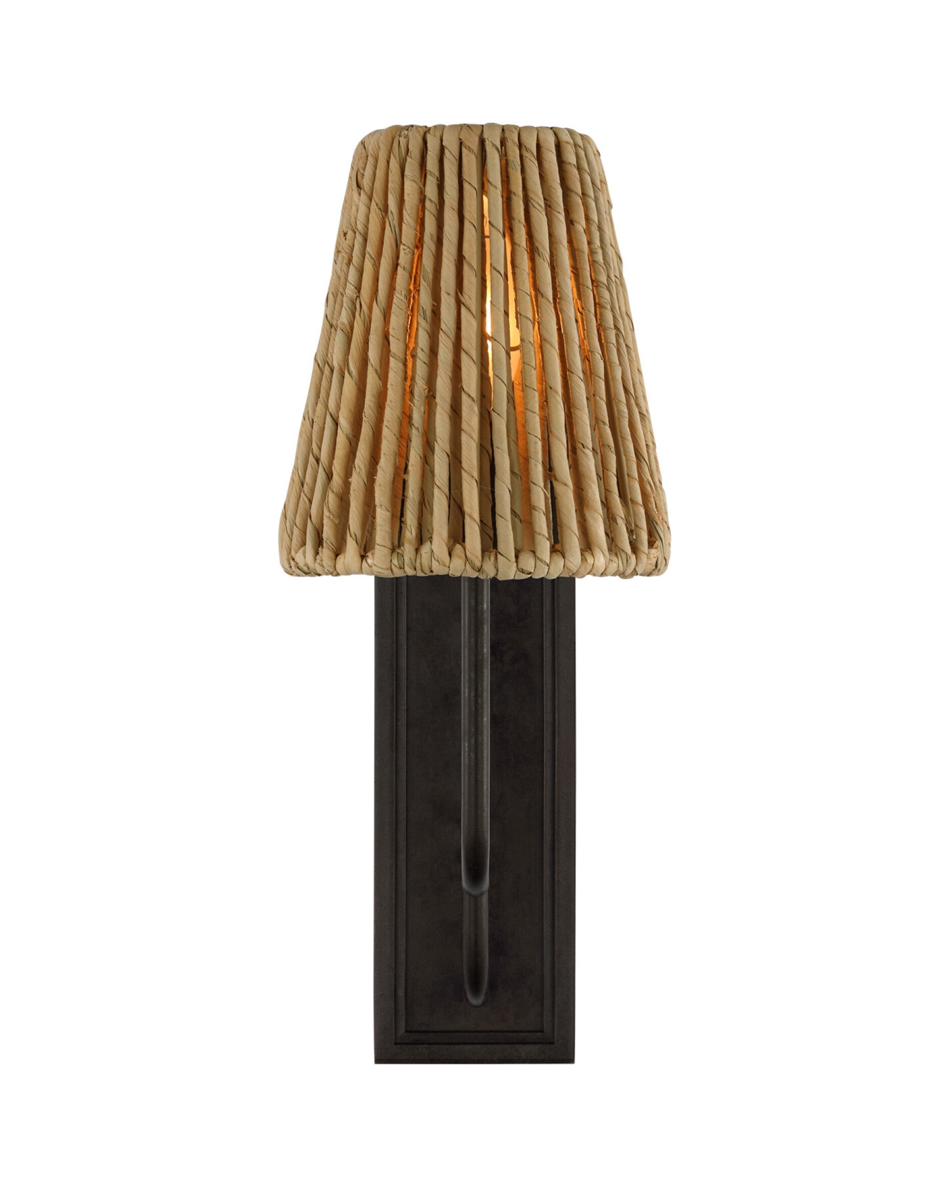 Rui Sconce Aged Iron/Abaca Shade