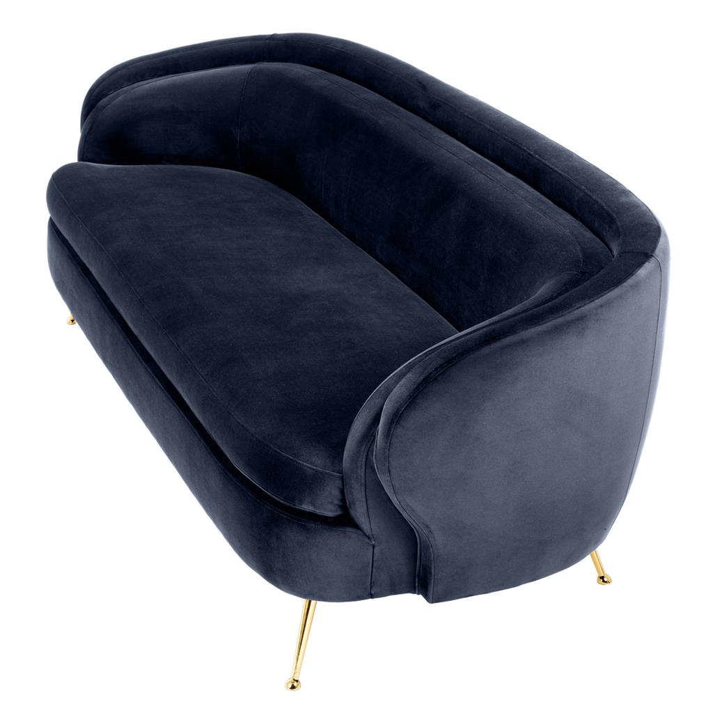 Sofa Orion Savona Midnight Blue Velvet