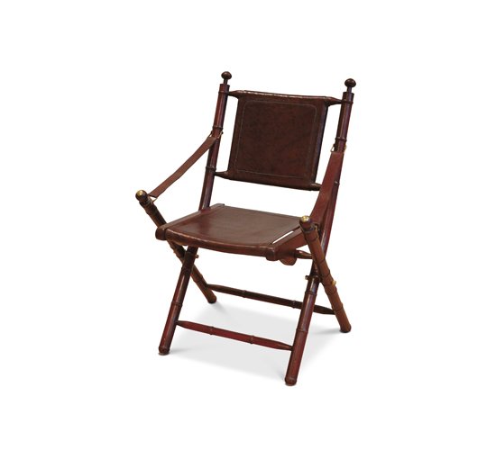Bolsena folding dining chair brown