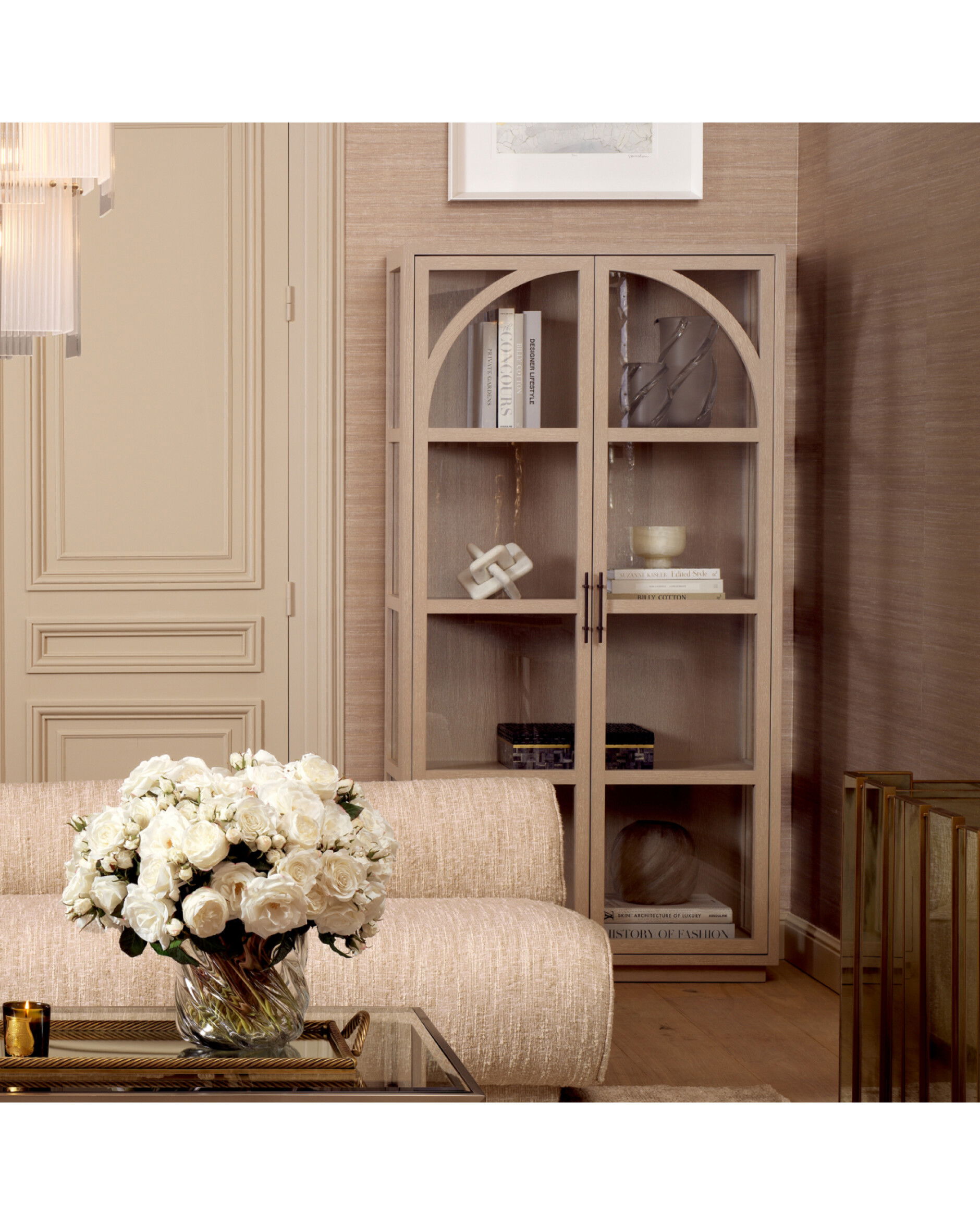 San Bernardino vitrinskåp washed oak