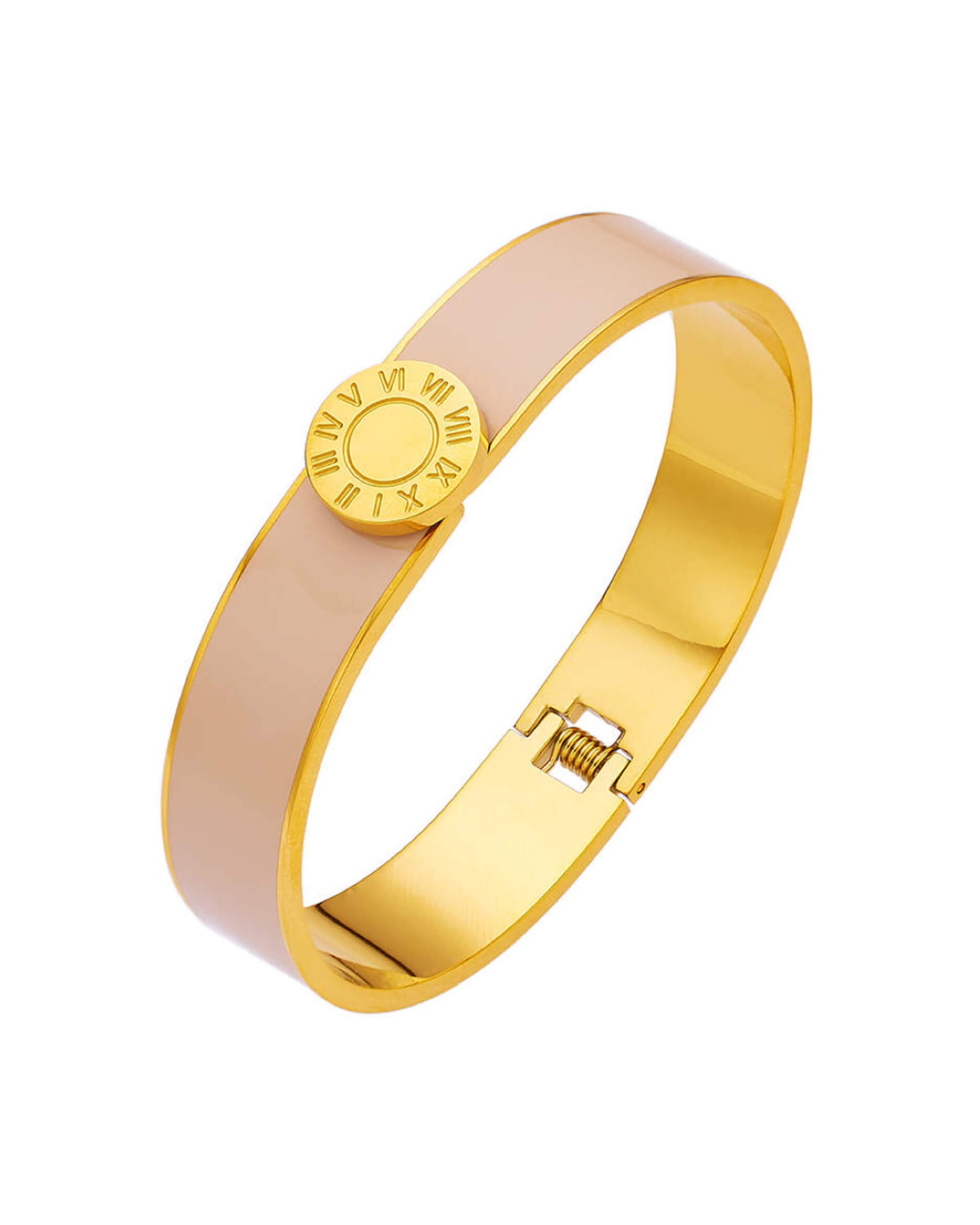 Bangle Roman Numerals Bracelet Nude