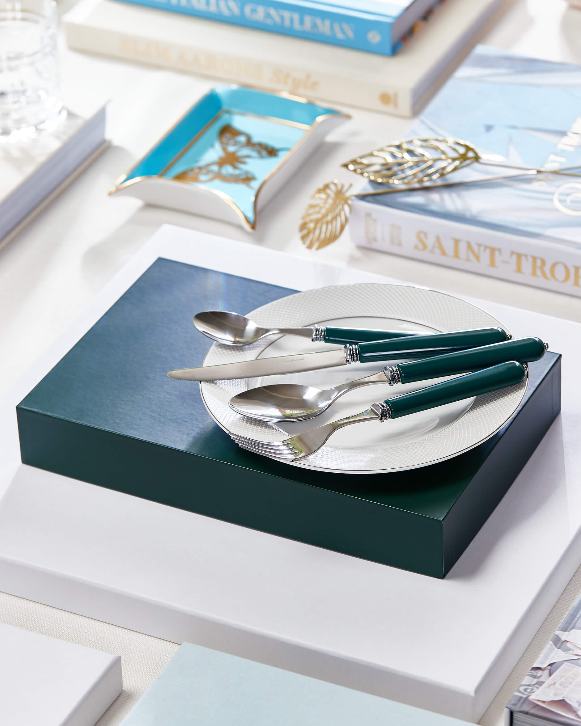 Newport Classic Green bestickset 24 delar