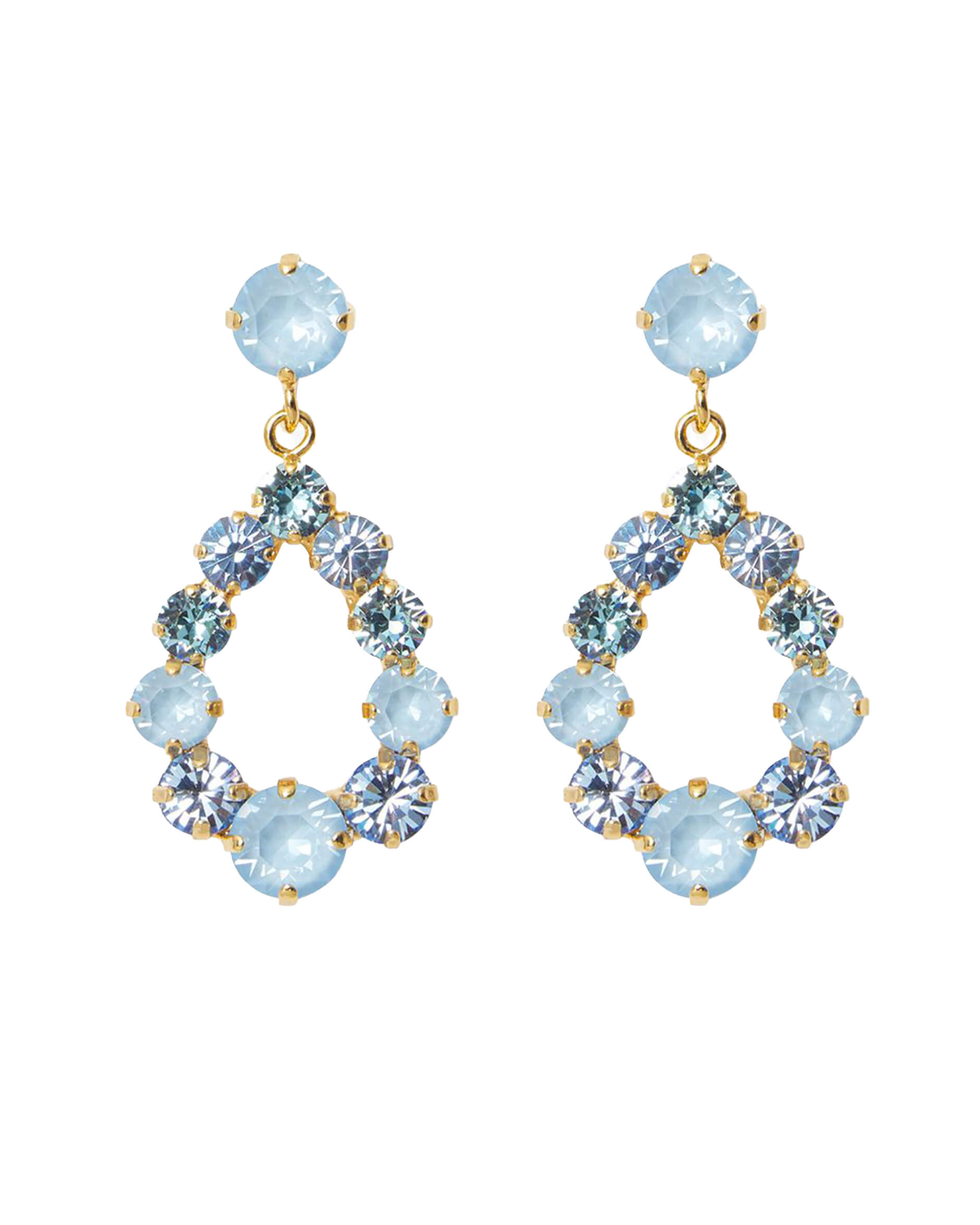 Mini Delia örhängen sky combo