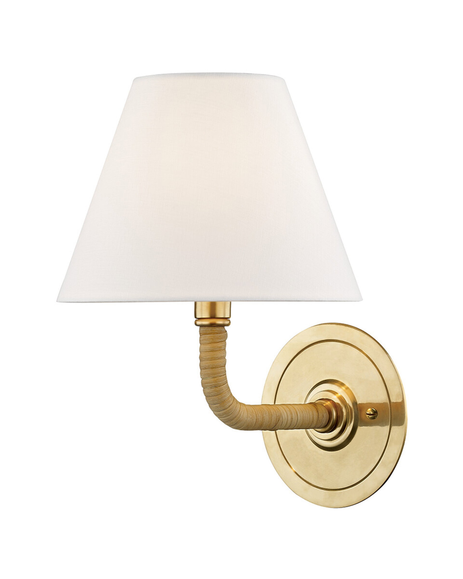 Curves no.1 vegglampe antikk messing