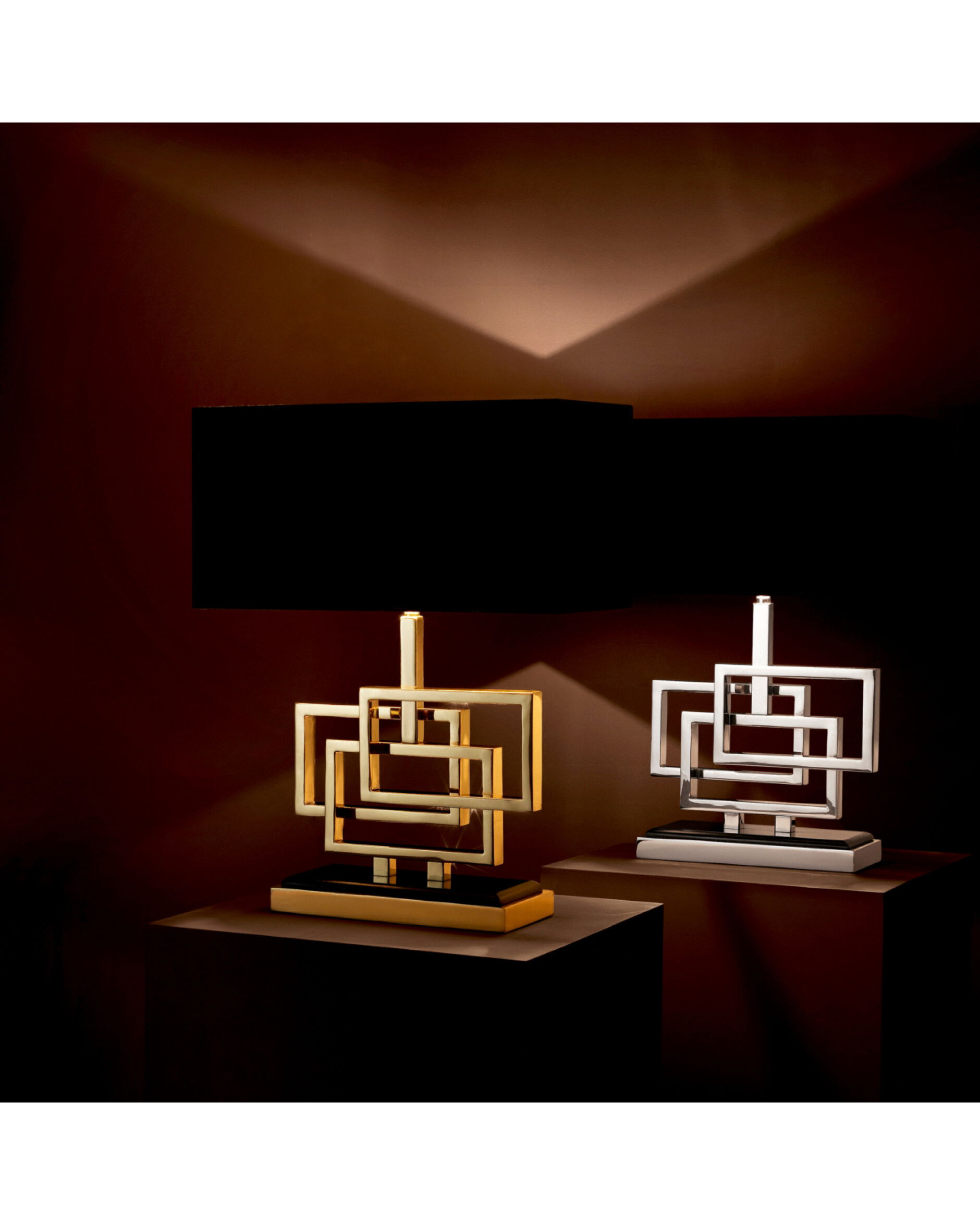 Windolf bordslampa polerad mässing