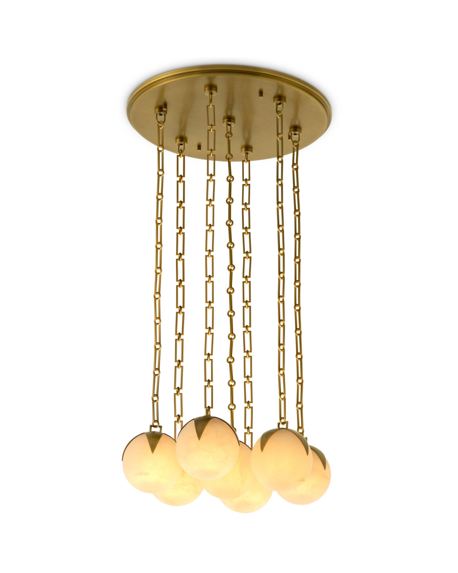 Alesa kroonluchter antiek messing