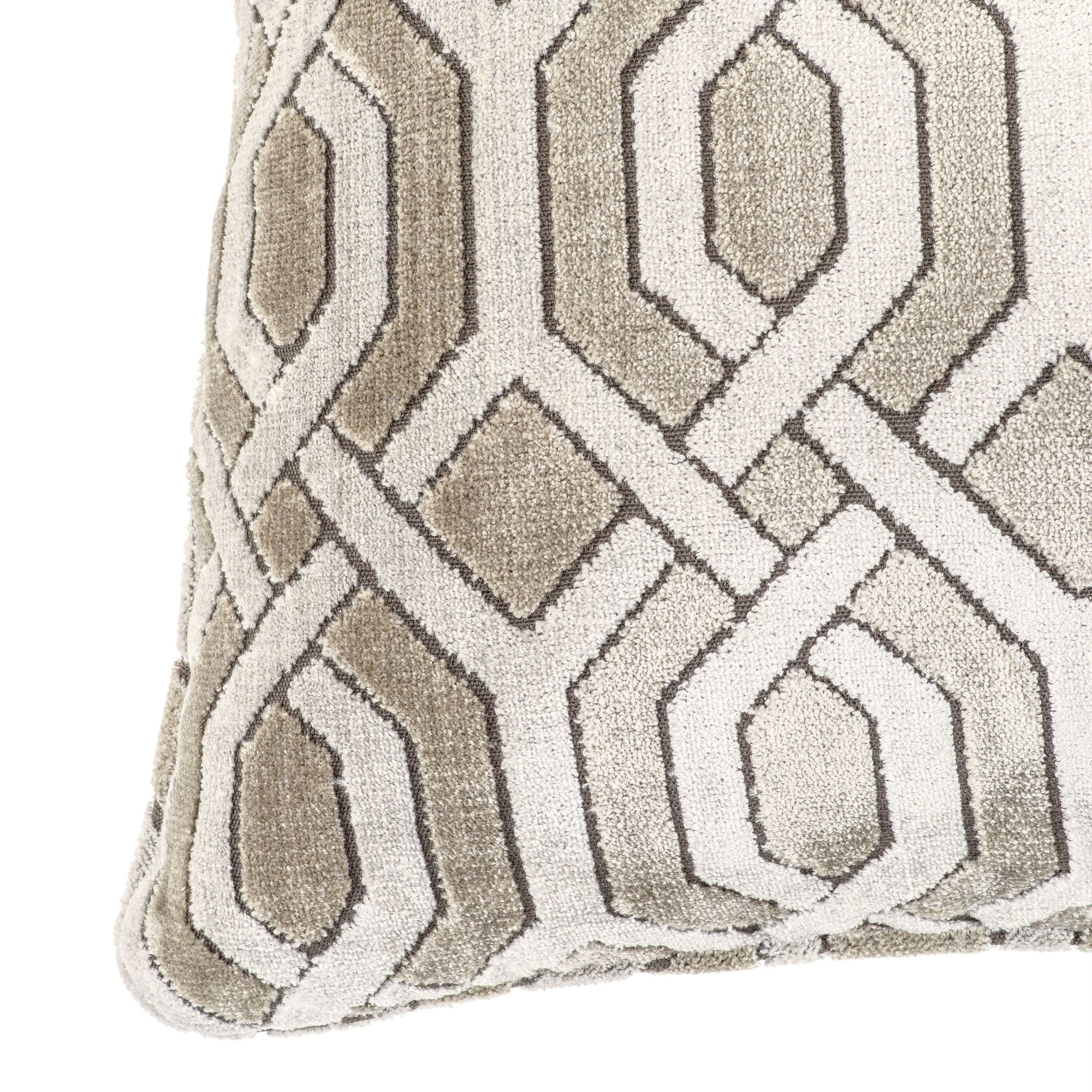 Trellis Cushion Grey