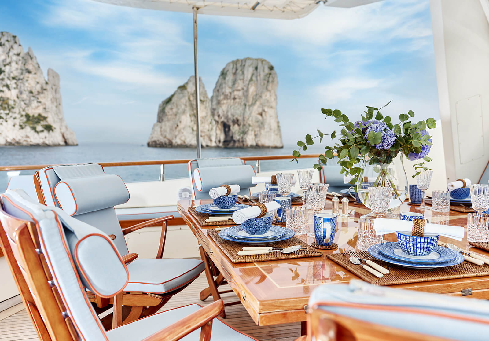 Capri Azzurra - Handristad servis