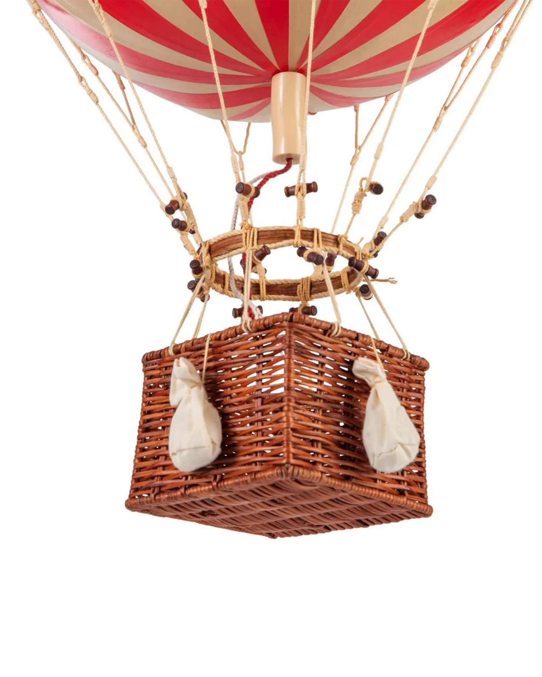 Jules Verne luftballong röd