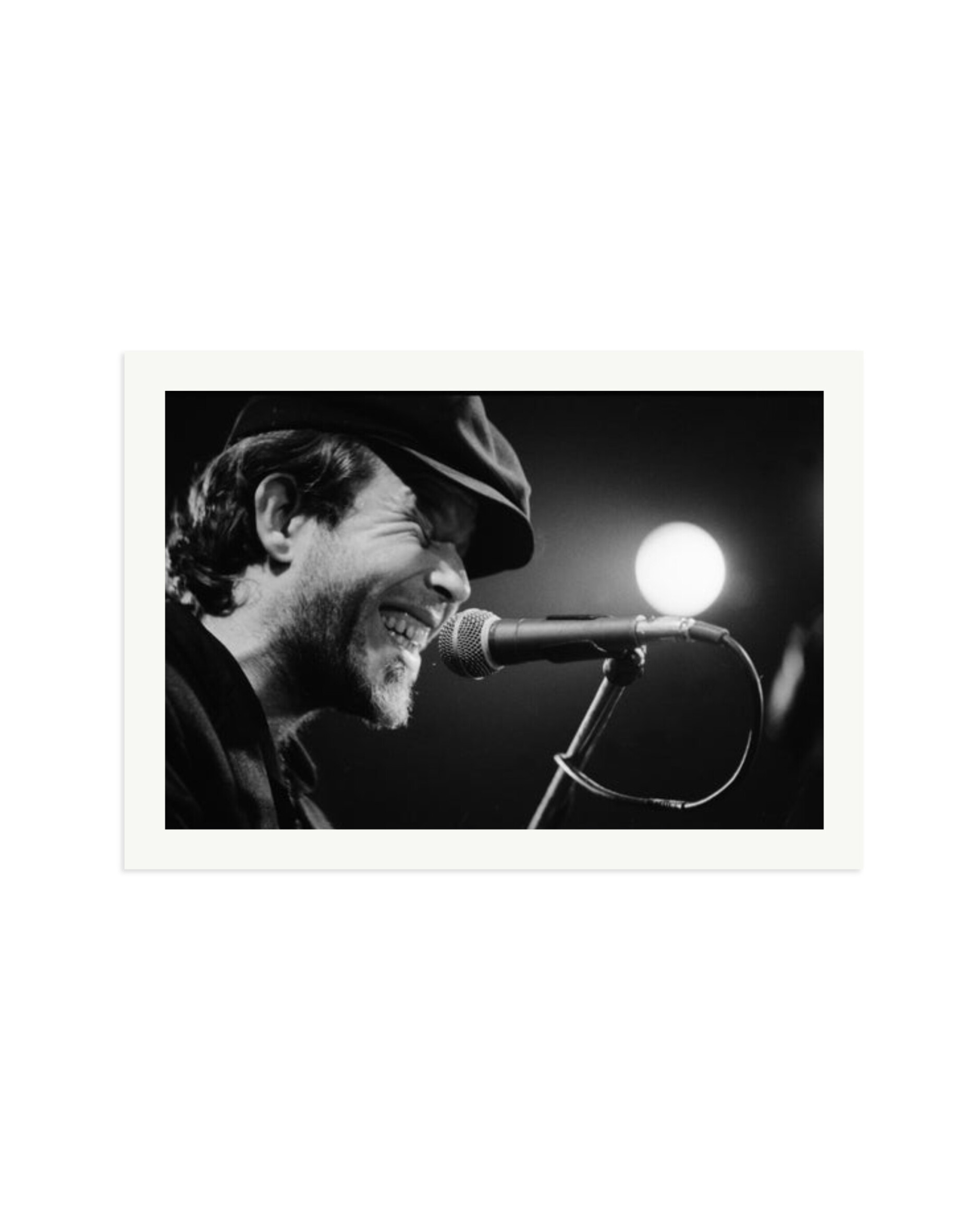 Tom Waits at the Cleveland Agora Club Print Only / XXL