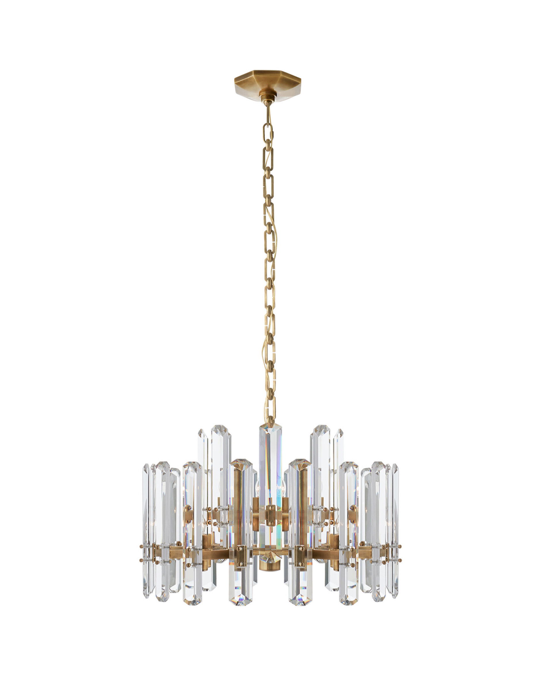 Bonnington takkrona antik mässing M