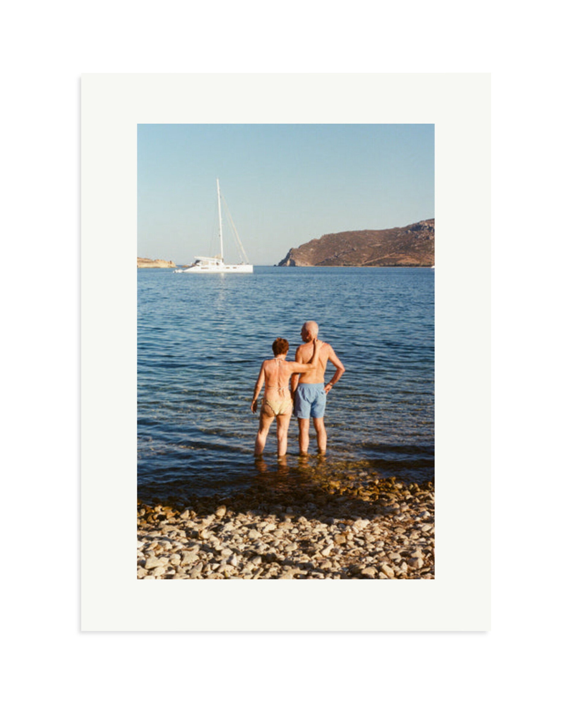 Couple in the Rocks Print Only / XL