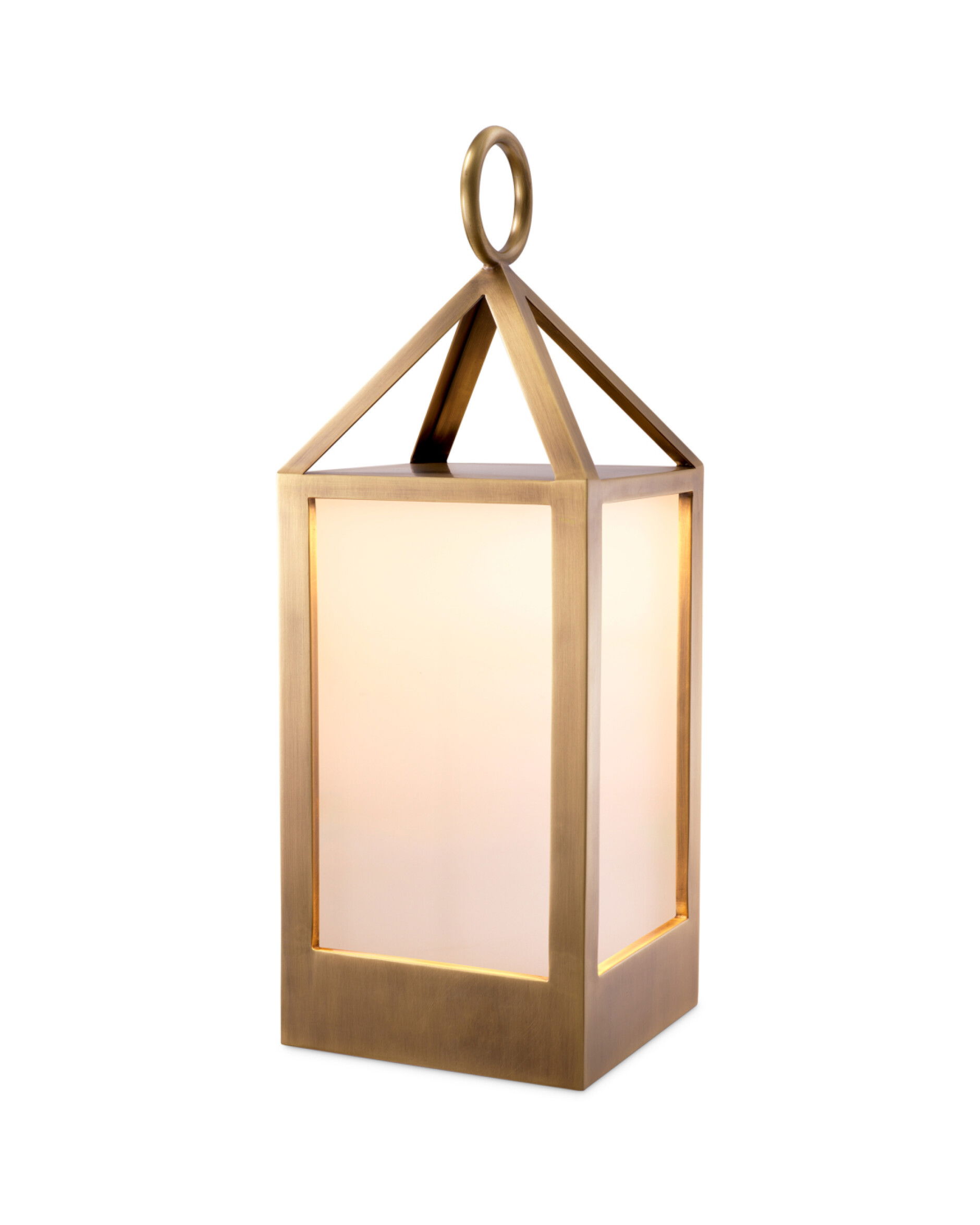 Riserva golvlampa antik mässing S