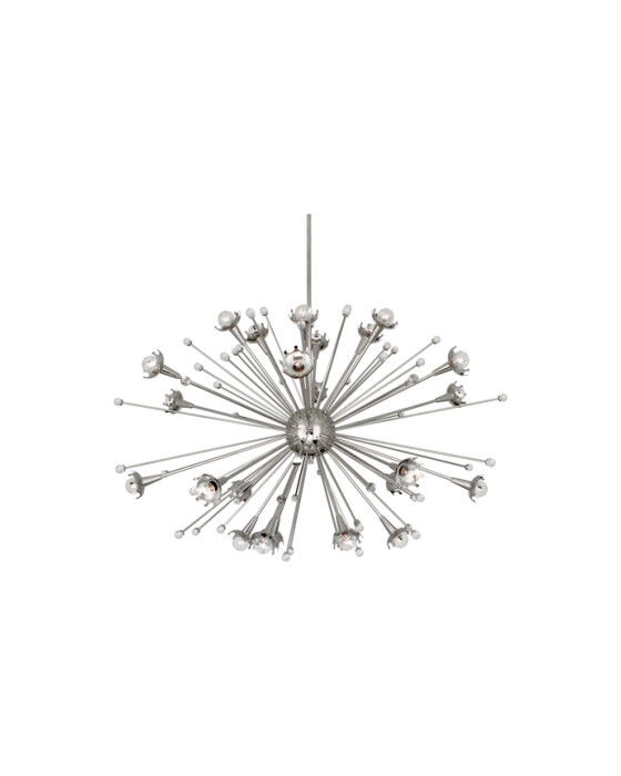 Sputnik taklampa nickel