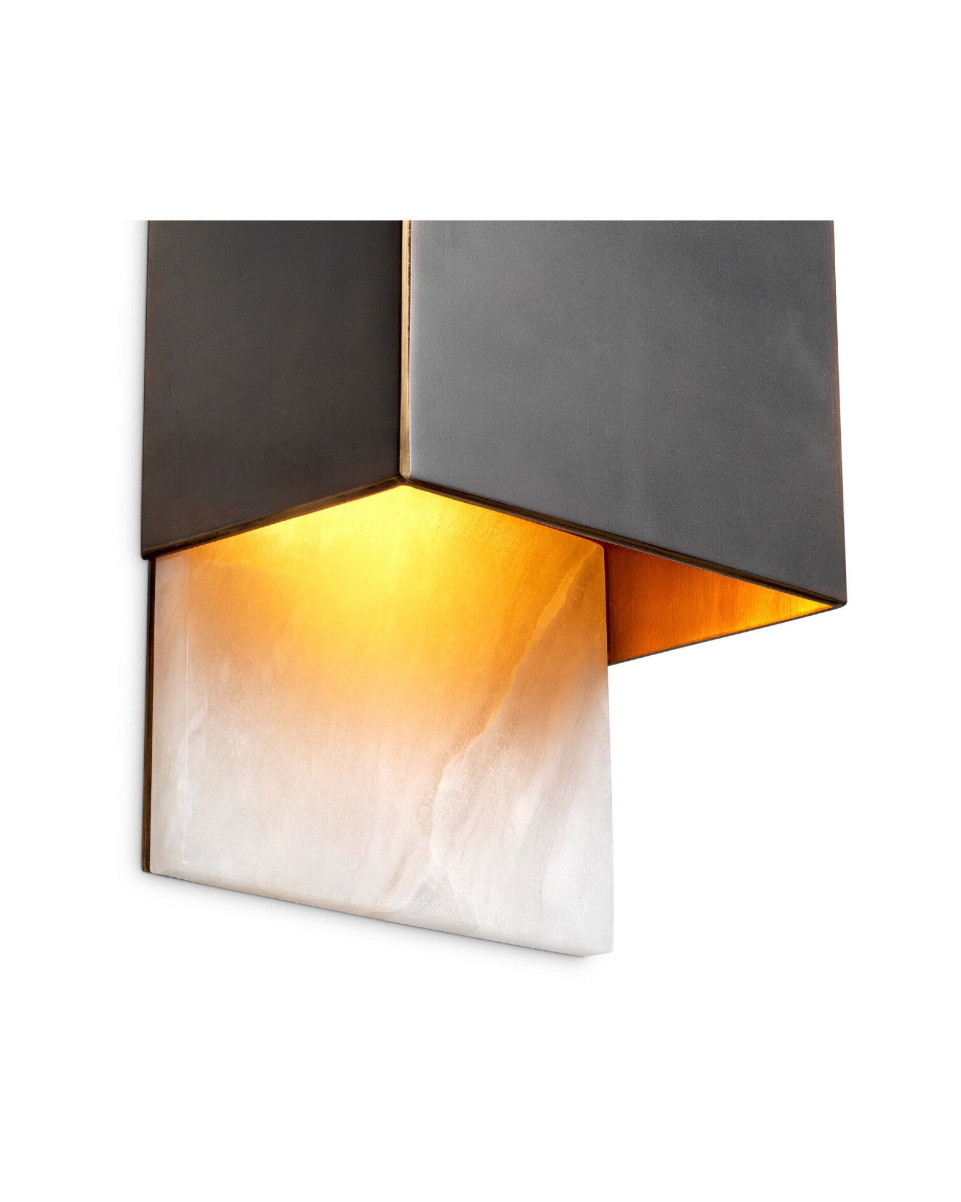 Mantova wandlamp zwart