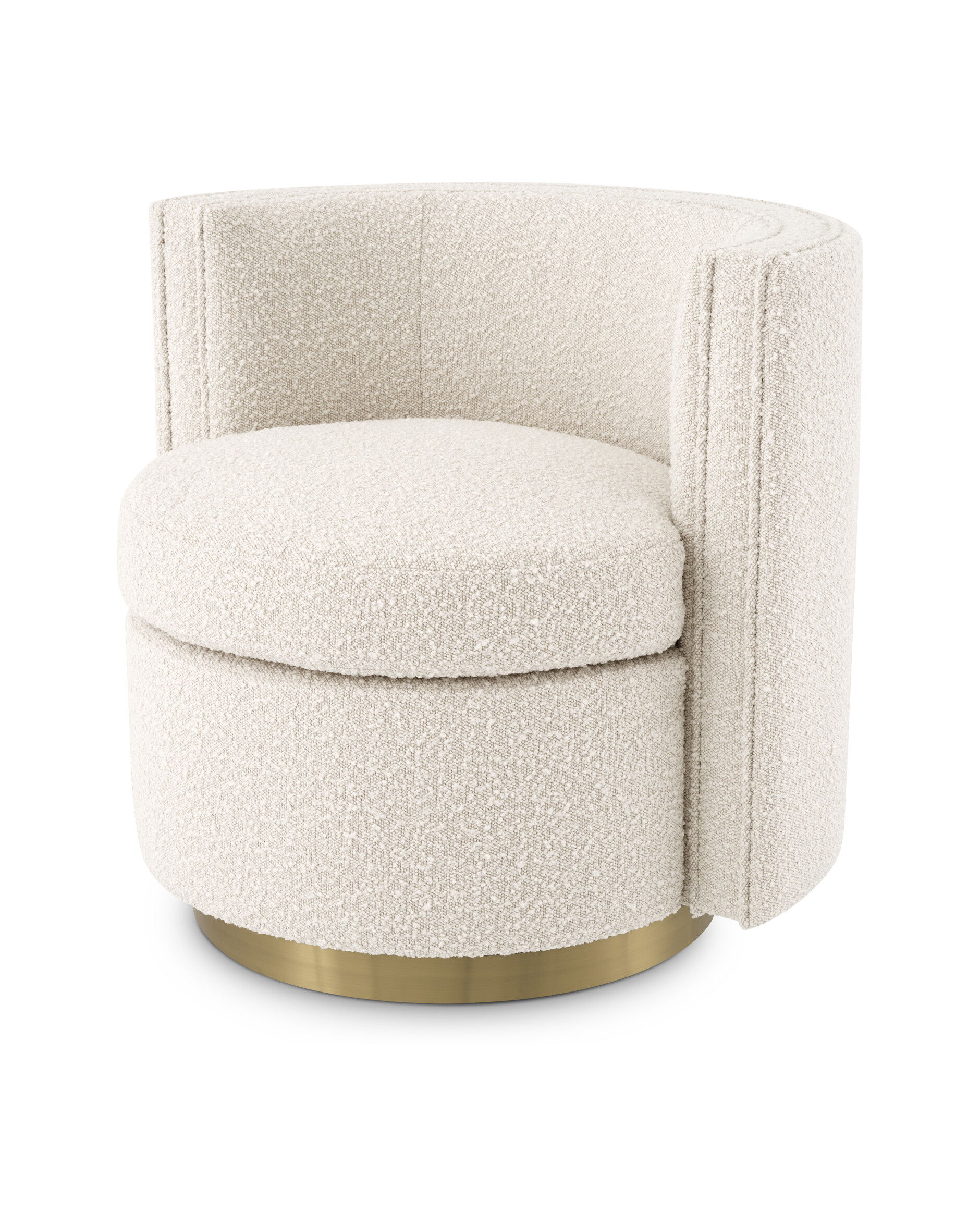 Amanda fåtölj bouclé cream