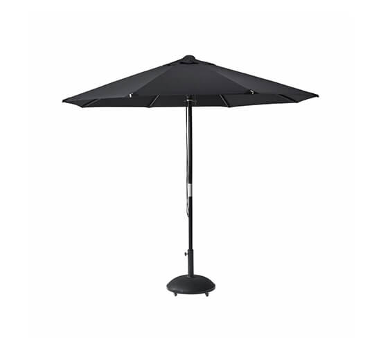 Produktfoto för Cinas, Capri nero parasoll 300 cm svart