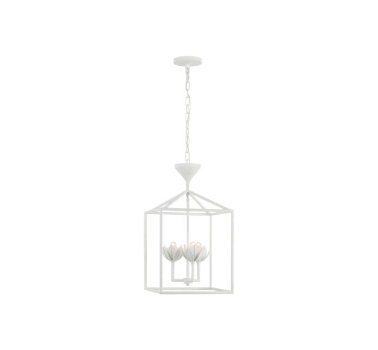 null - Alberto  Open Cage Lantern Antique Gold Leaf