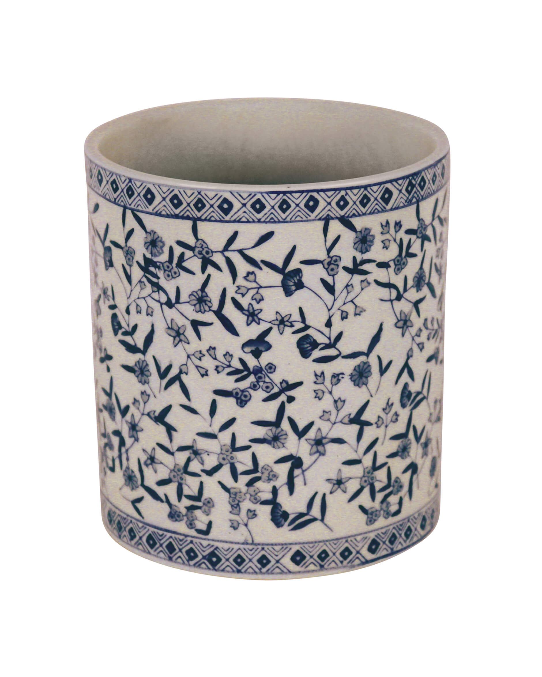 Viola kruka rund blå / vit