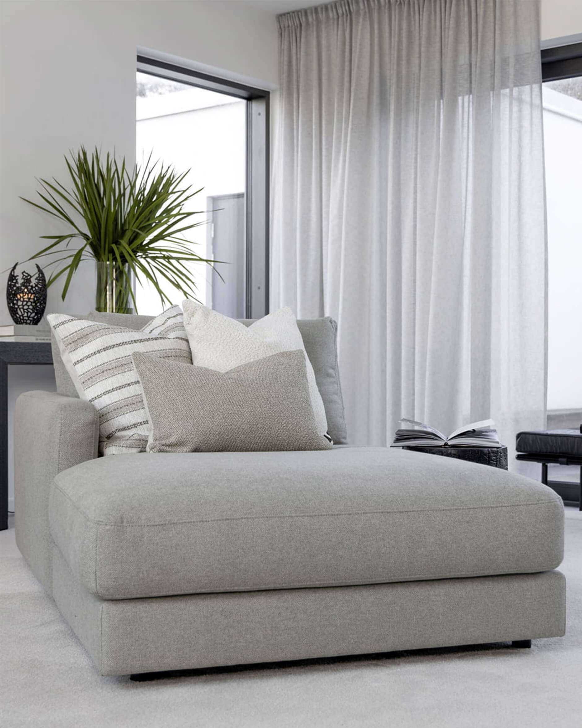 Nomad multi stripe tyynynpäälliset natural OUTLET