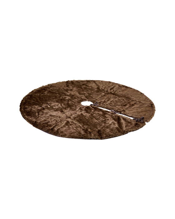 Aspen Christmas Tree Skirt Brown Bear