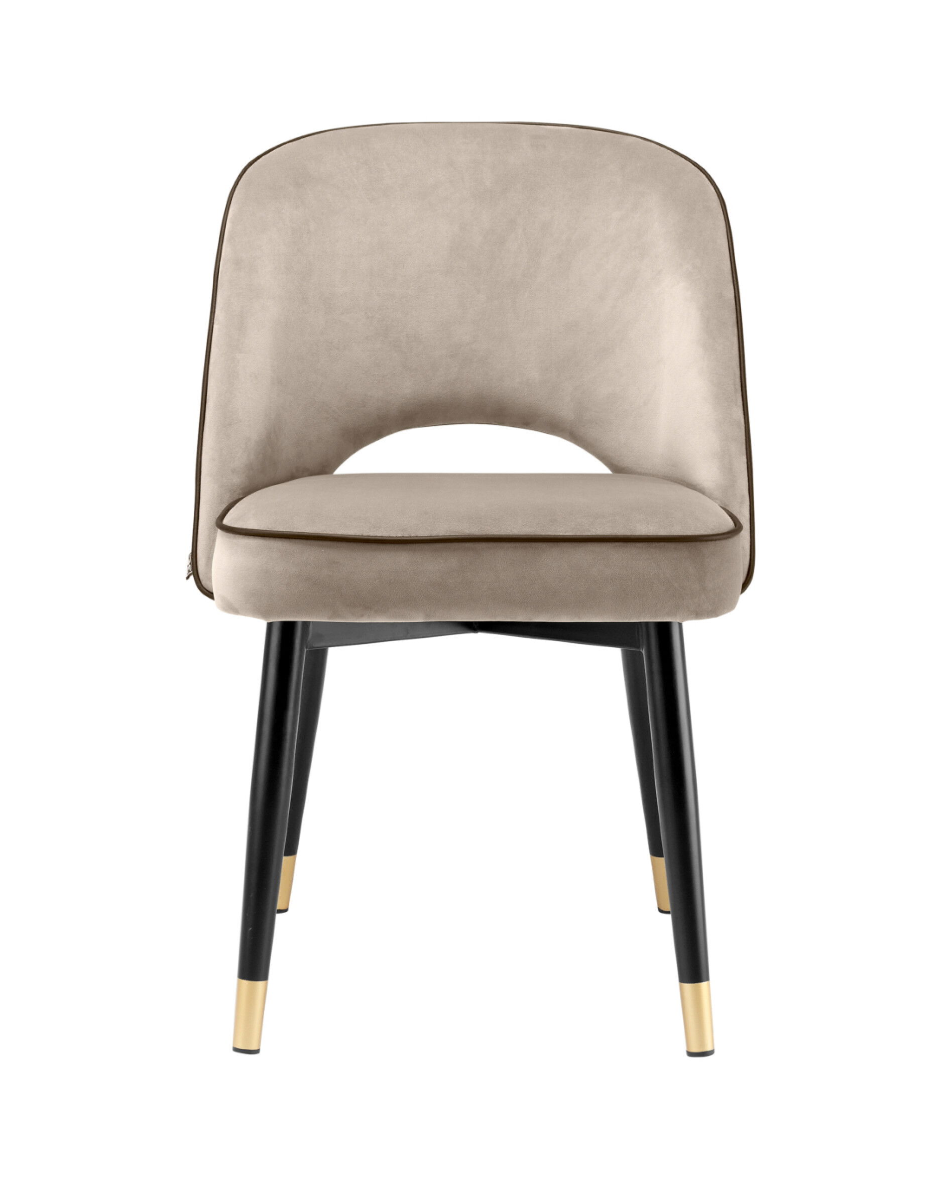 Cliff Dining Chairs Savona Greige Velvet Set of 2