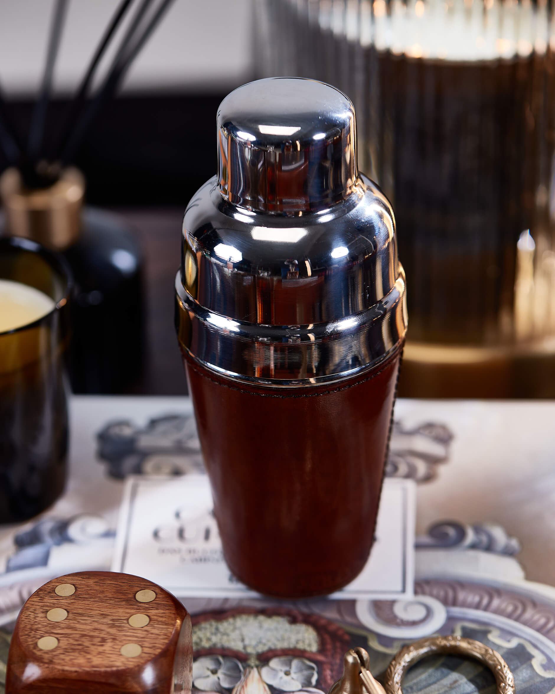 Kensington shaker läder