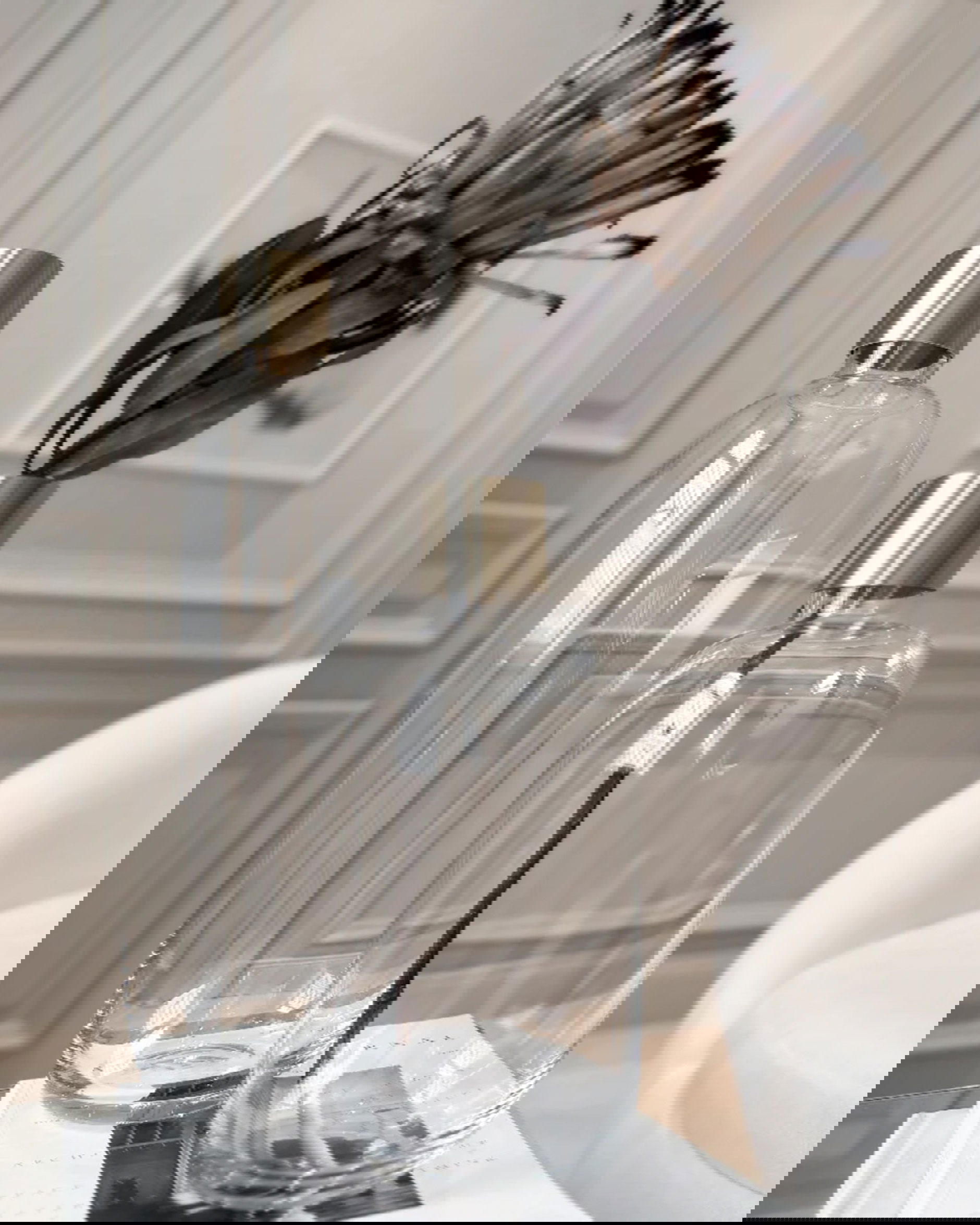 Damejeanne vas mässing 31cm