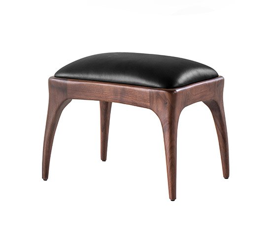 Black - Reeves footstool brown