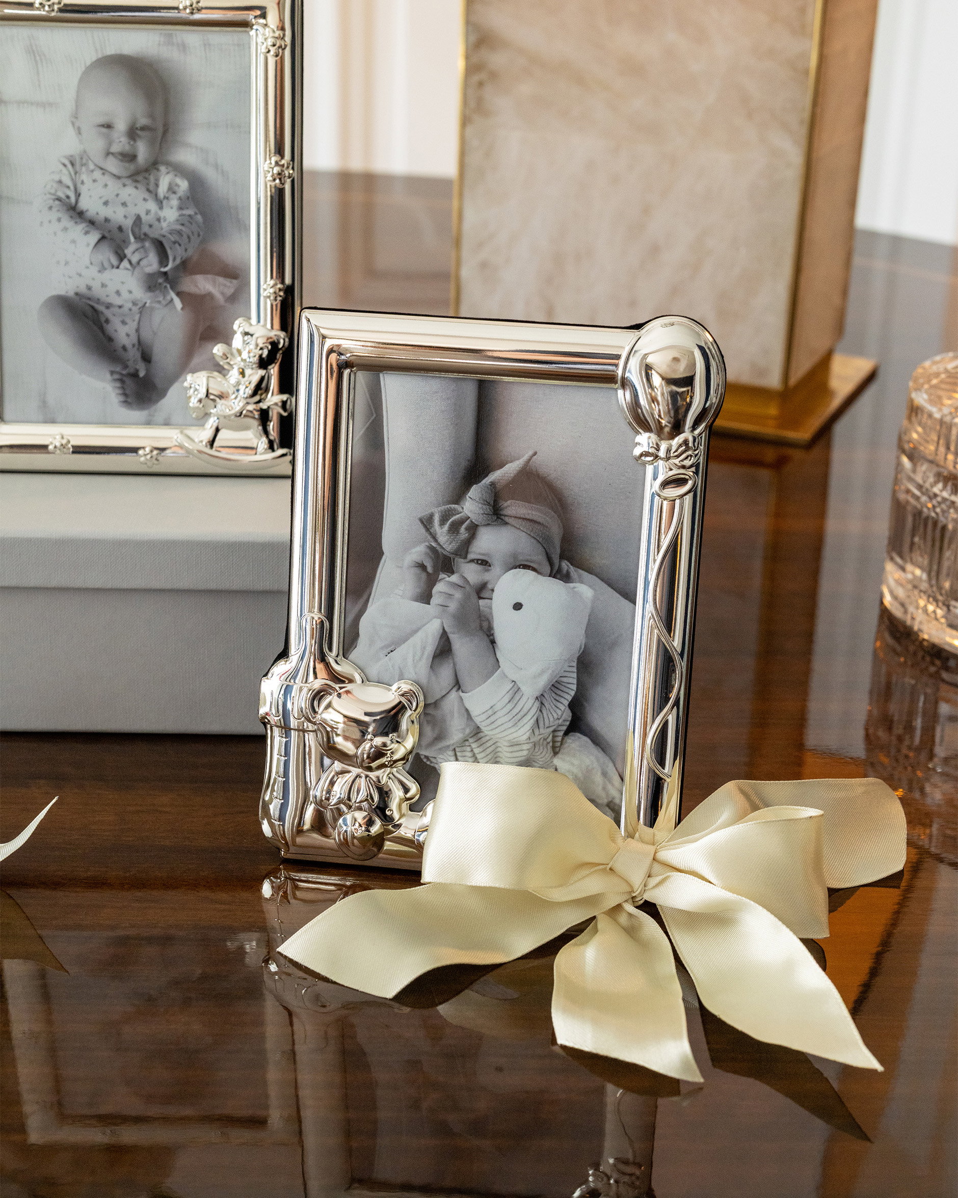 Teddy photo frame