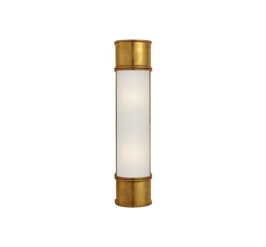 null - Oxford 18" Bath Sconce Antique-Burnished Brass