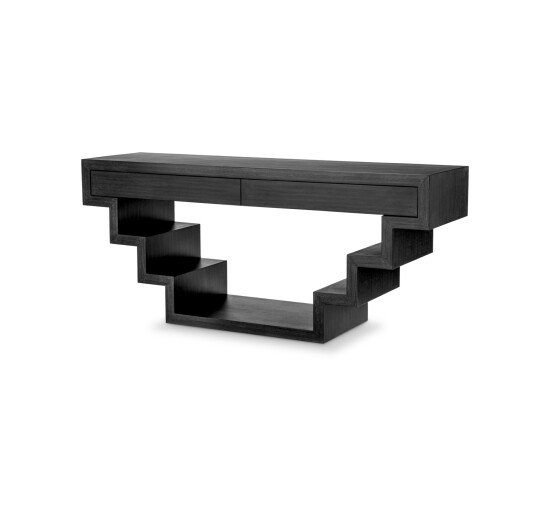Charcoal Grey - Rialto Console Table Charcoal Grey