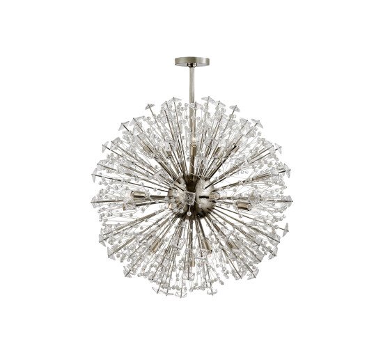 null - Dickinson Chandelier Polished Nickel Large