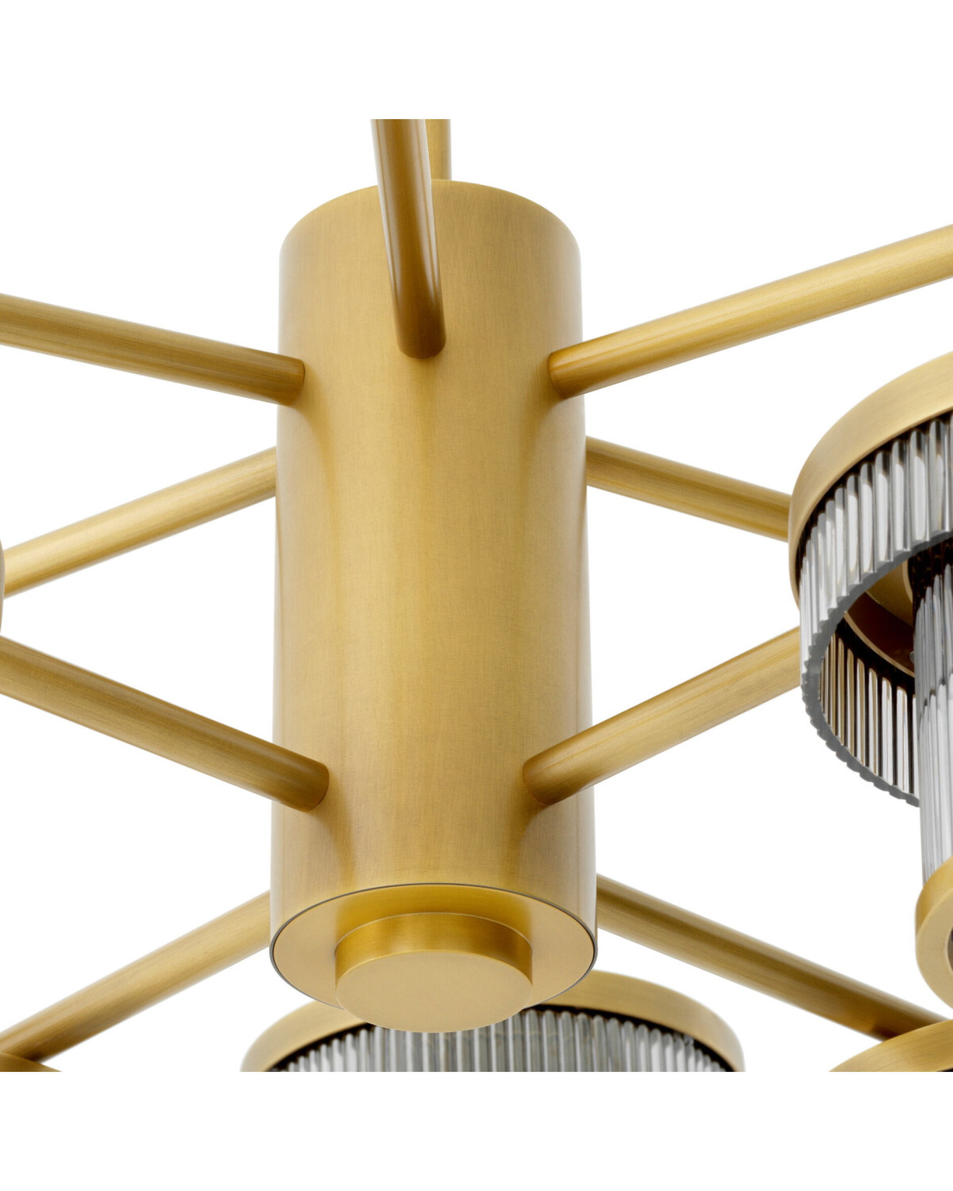 Andromeda kroonluchter antiek messing