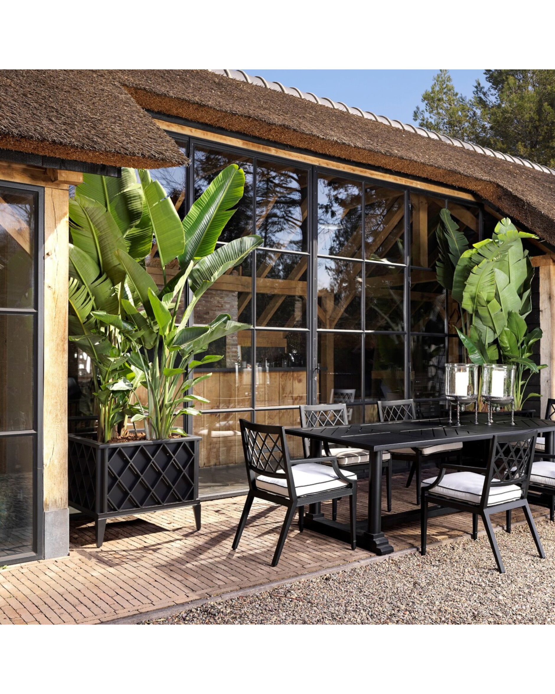 Ocean Club planteringslåda svart