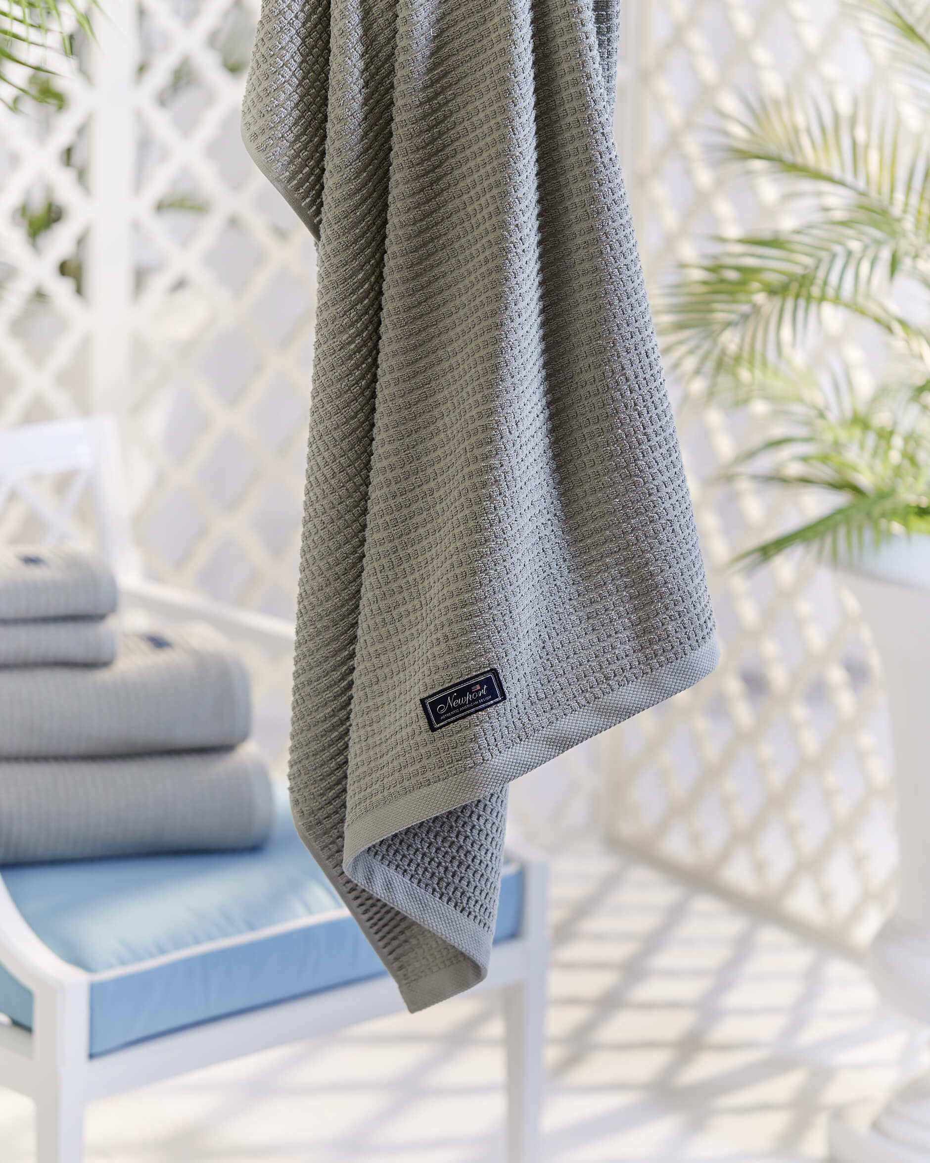 Fisher Island handduk grå