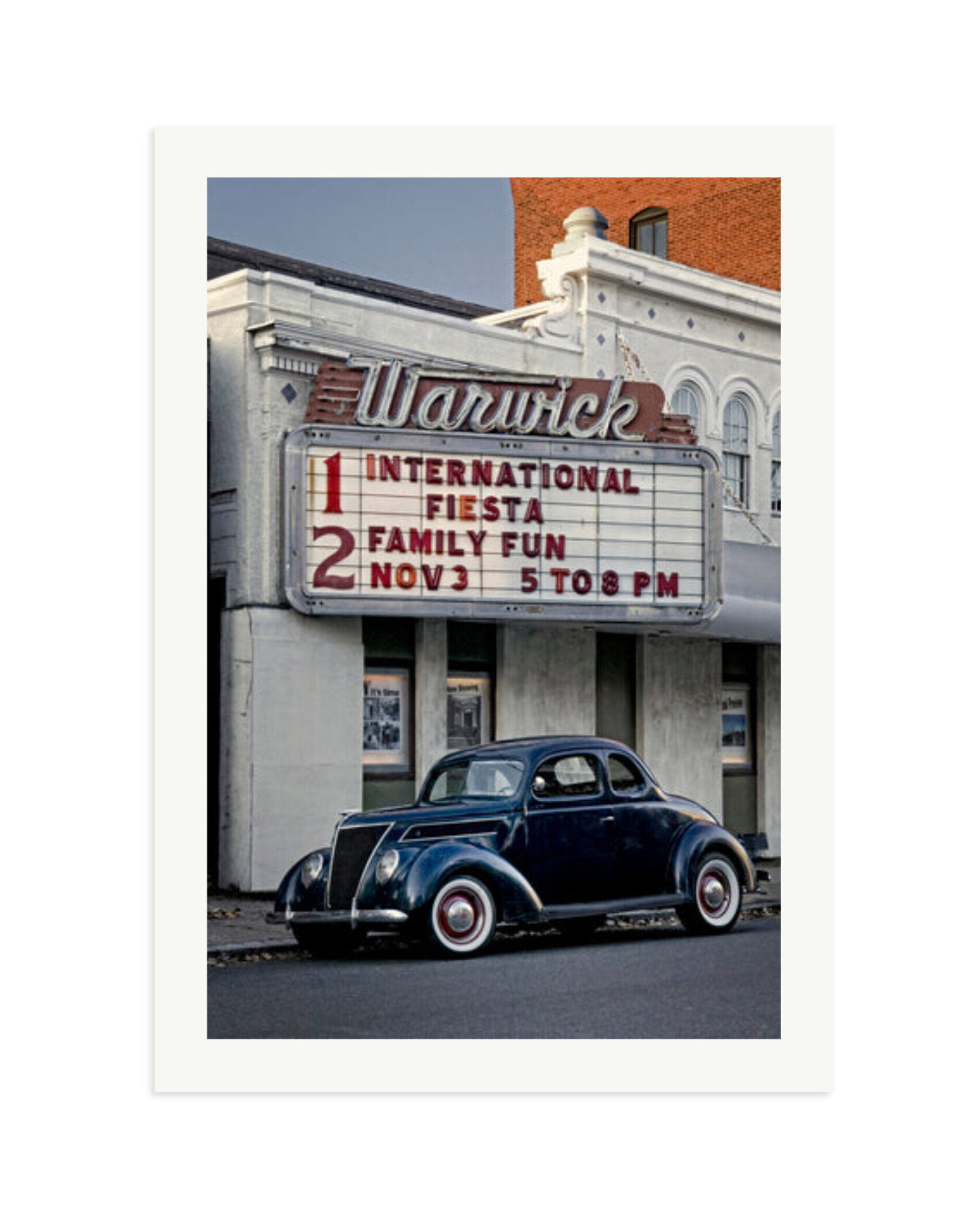 1937 Ford Coupe Print Only / XXL