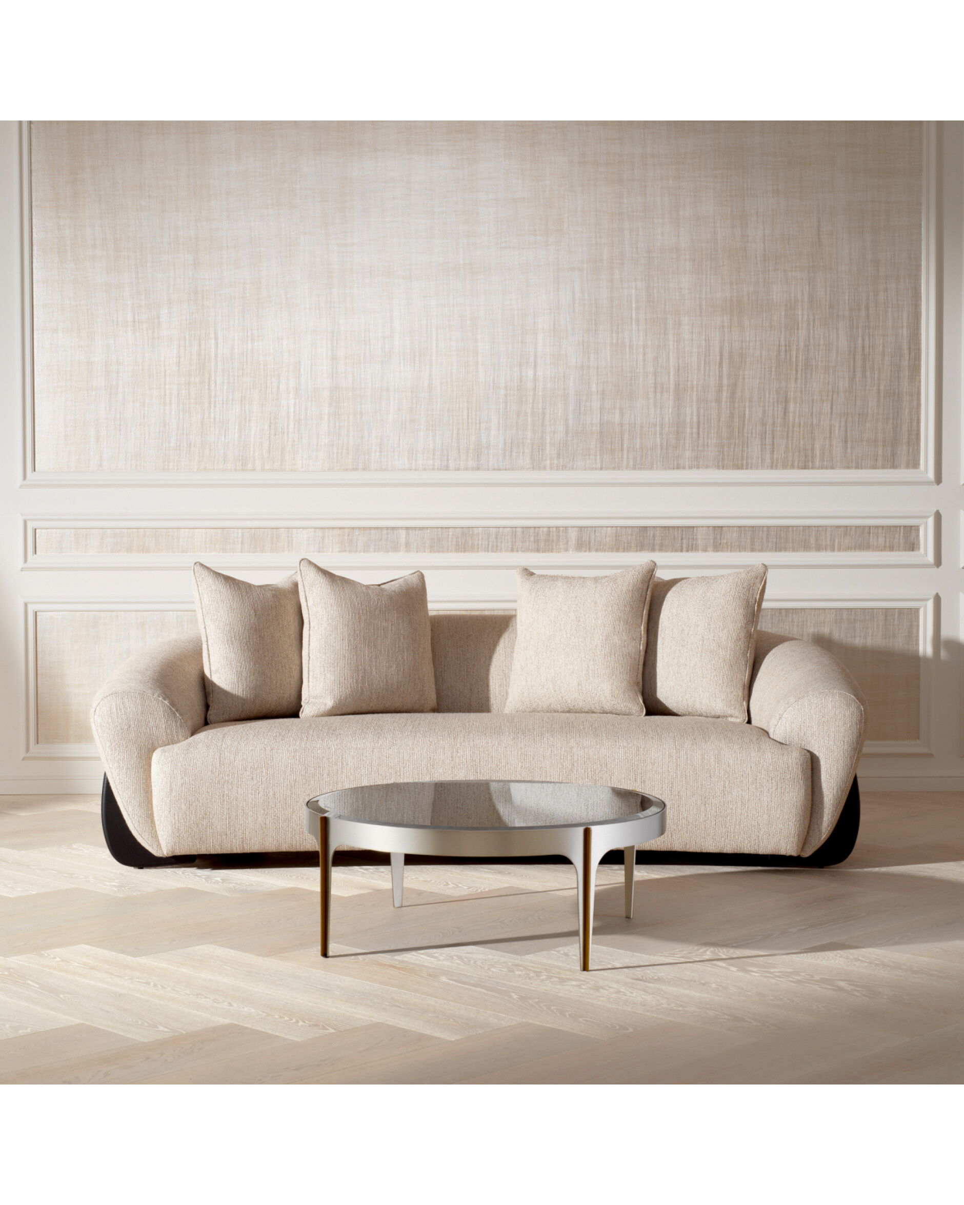 Artemisa soffbord borstat stål S