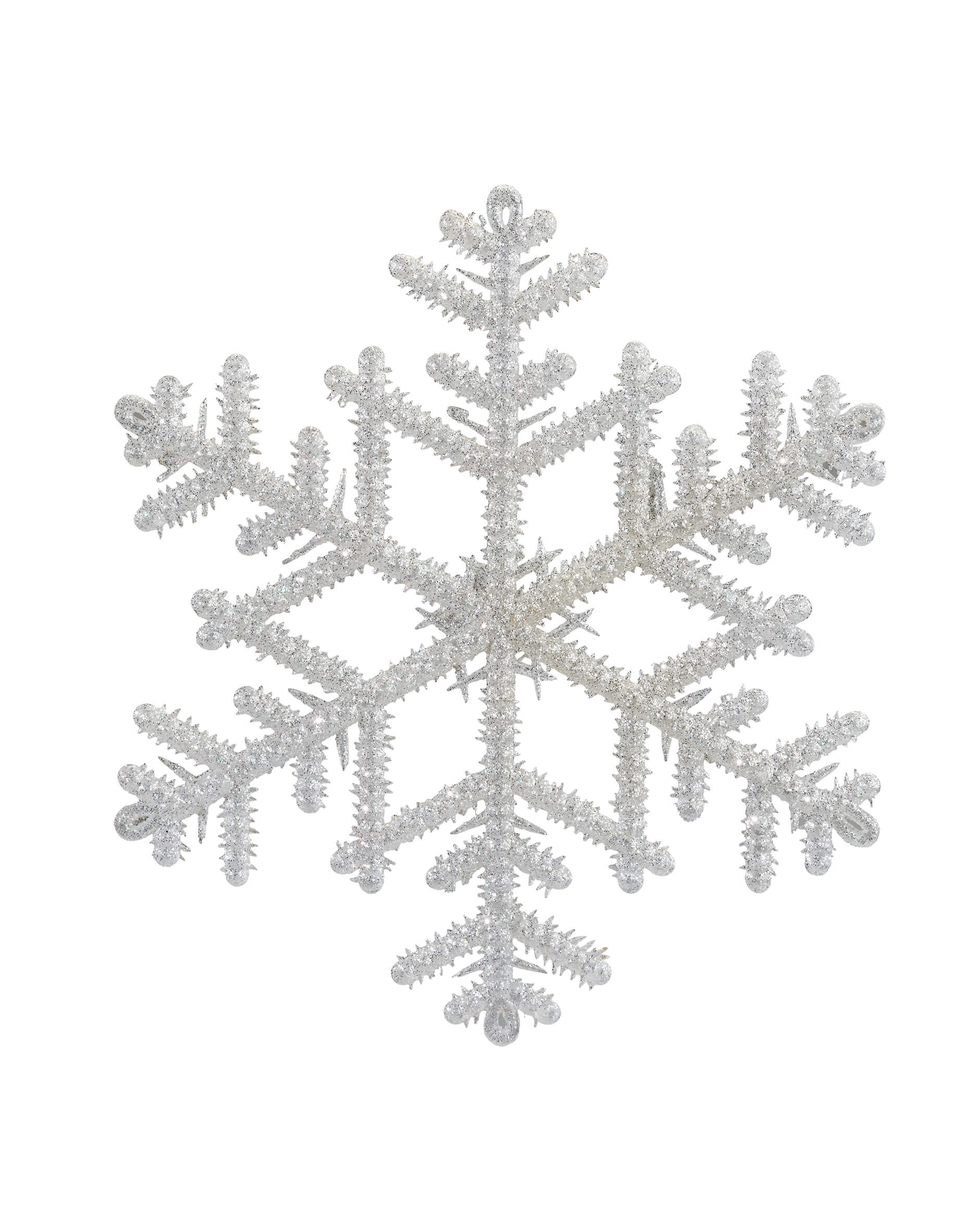 Ainslie snöflinga julgransdekoration silver