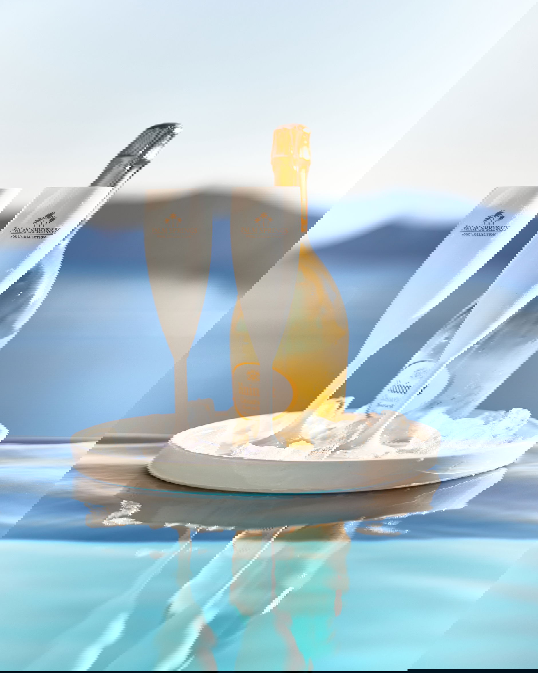 Palm Springs serveringsbricka vit