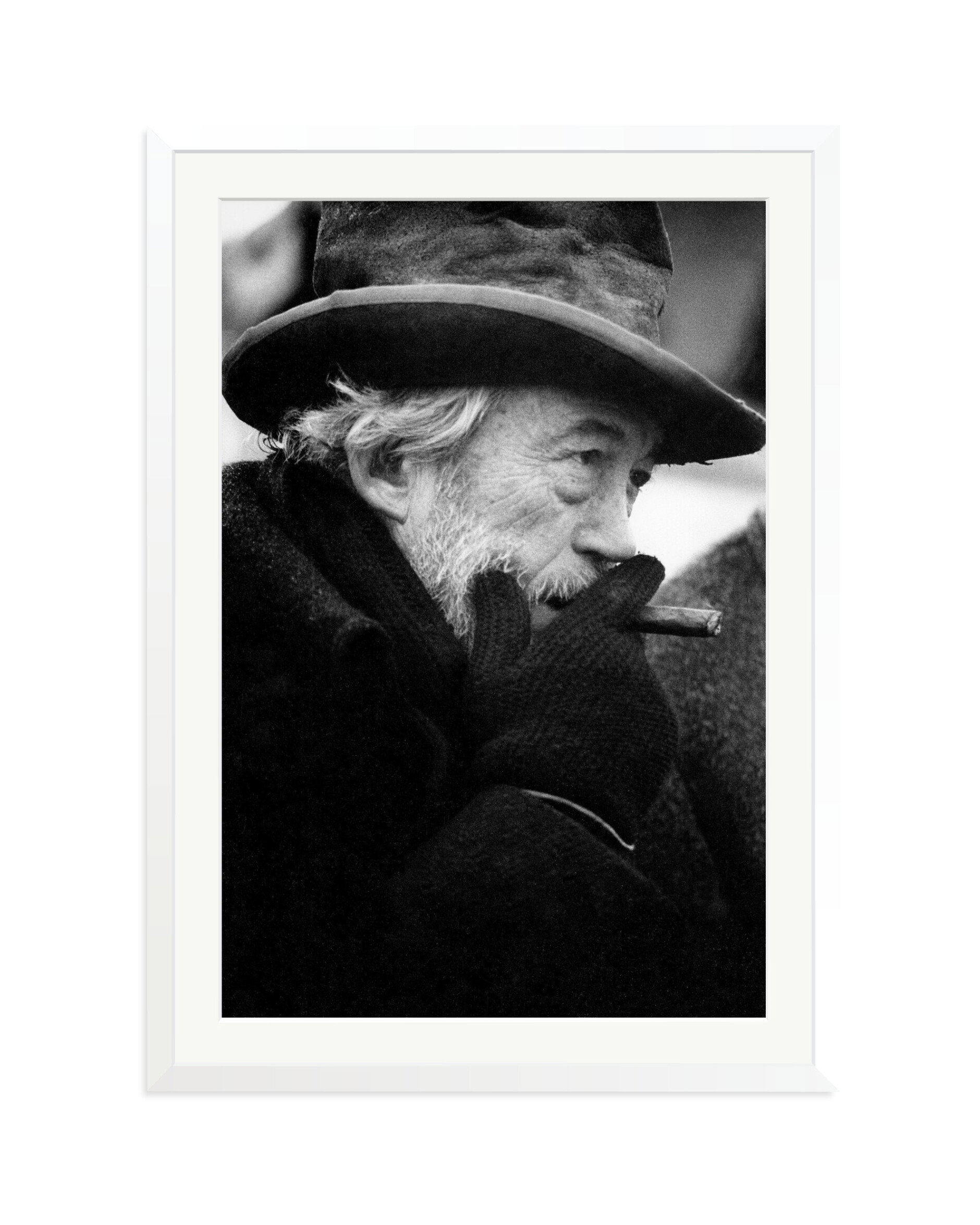 John Huston, 'Man in the Wilderness' White / XXL