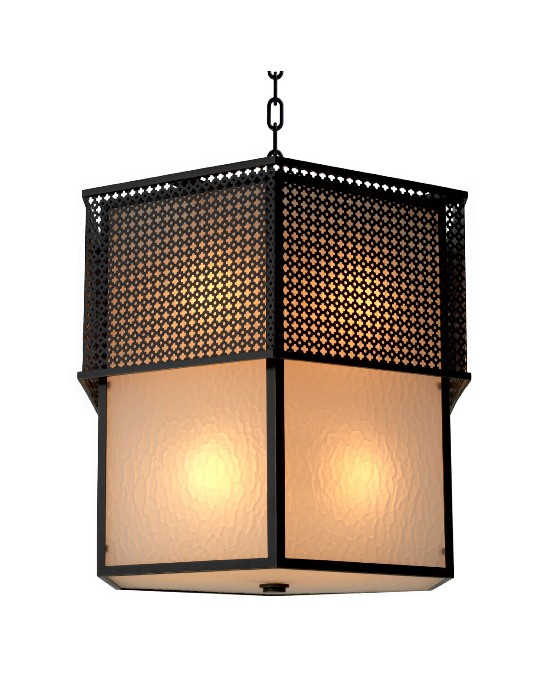 Minerva kroonluchter brons