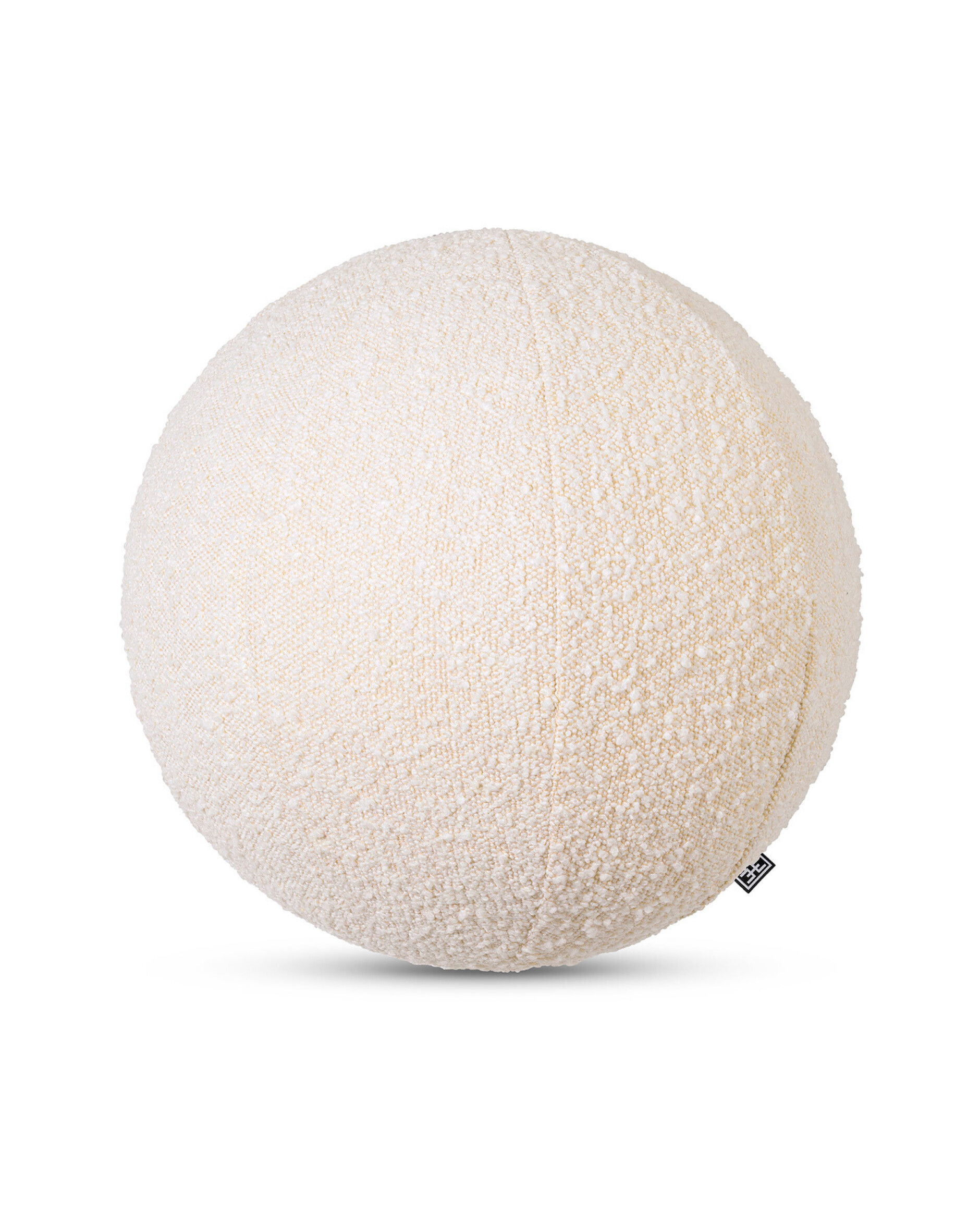 Palla rund kudde bouclé cream