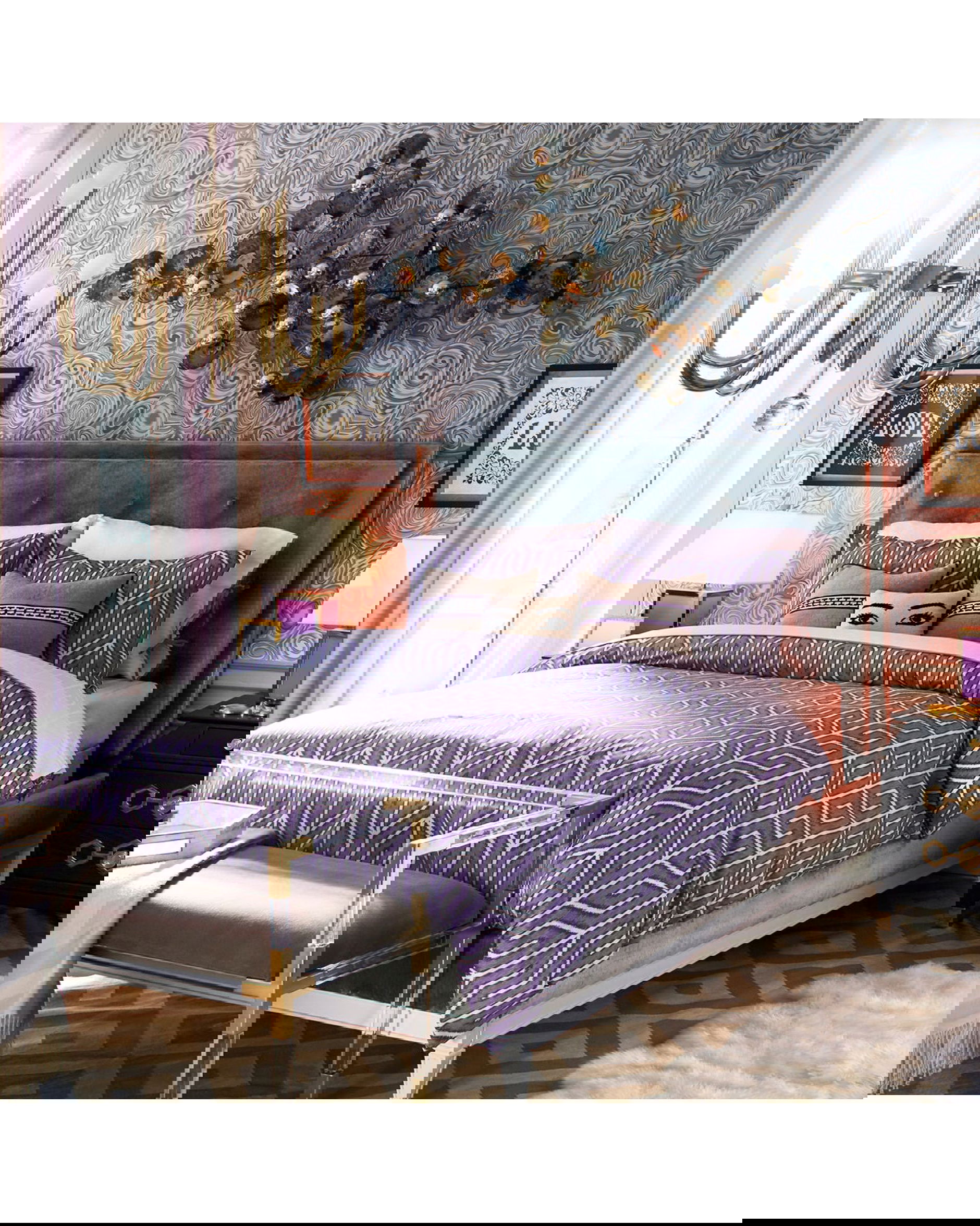 Jacques bänk mässing