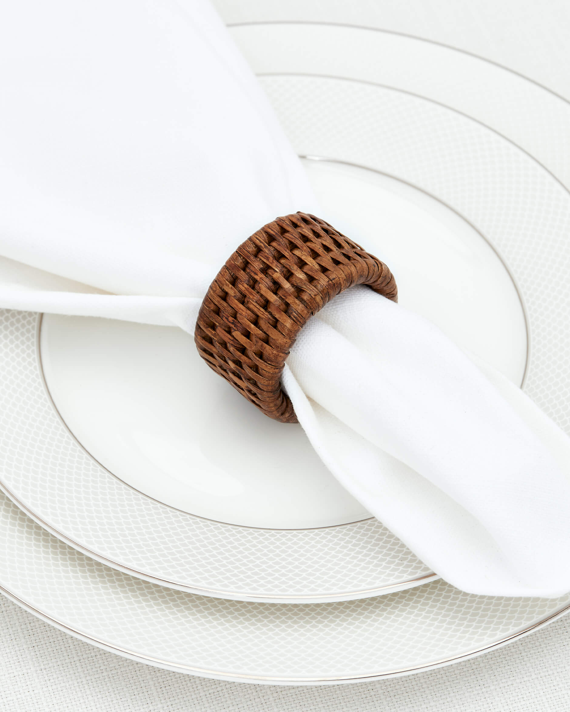 Antique Napkin Ring Rattan