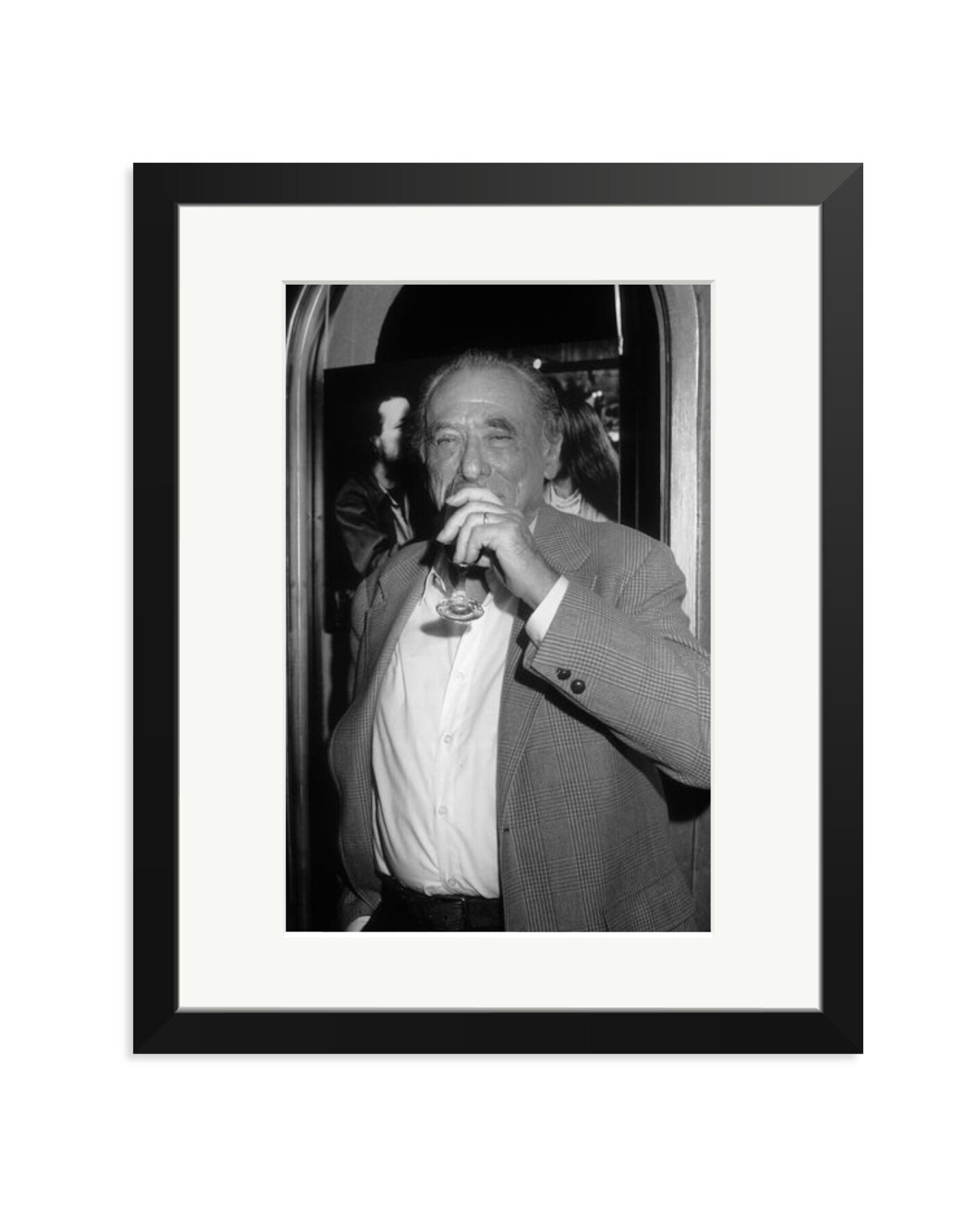 Charles Bukowski Portrait Black / Medium