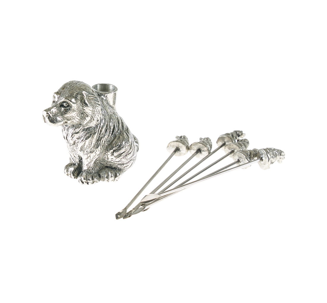 Golden cocktailpinnar