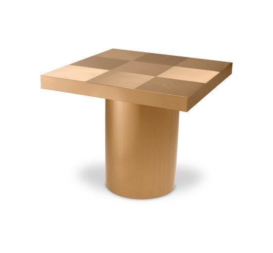 Laporte Side Table Brushed Brass