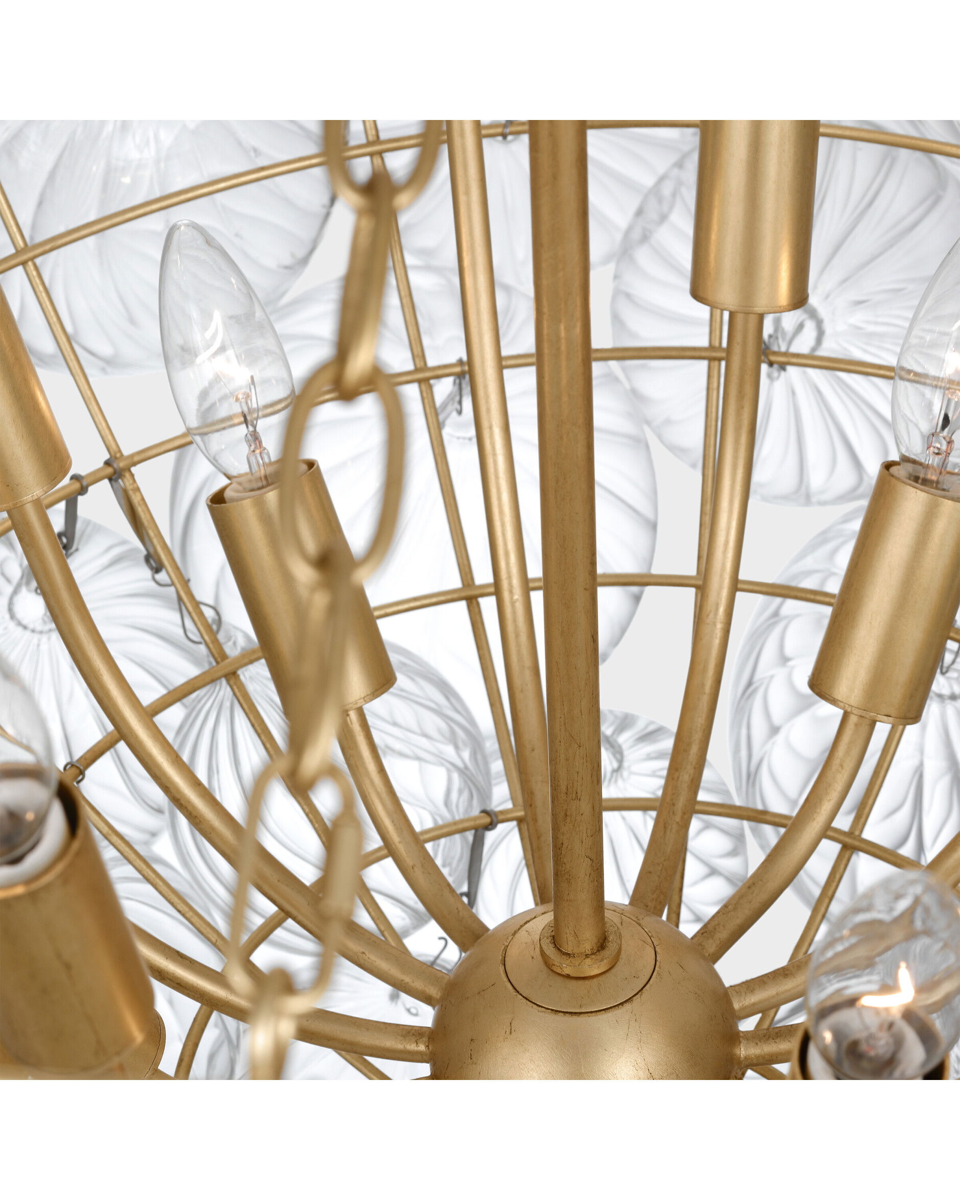 Talia 46" takkrona guld